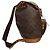 Zaino Montsouris Monogram Louis Vuitton in tela monogram marrone e naturale - vista 3