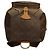 Zaino Montsouris Monogram Louis Vuitton in tela monogram marrone e naturale - vista 5
