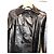 Victoria Couture CHAQUETA TRAPECIO DE VINILO IMPERMEABLE LIGERA Negro - vista 10