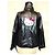 Victoria Couture CHAQUETA TRAPECIO DE VINILO IMPERMEABLE LIGERA Negro - vista 5