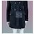 Trench Pastoral Negro Chanel con Botones Gripoix CC 34 FR - vista 12