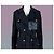Trench Pastoral Negro Chanel con Botones Gripoix CC 34 FR - vista 7