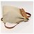 Hermès HERMES Herbag A Dos PM Rucksack aus Canvas Leder Beige Silber Authentisch 126543 - Ansicht 4