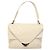 CHANEL Borsa a Spalla Matelassé in Pelle di Agnello Bianca CC Auth 126364 Bianco - vista 13