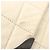 CHANEL Borsa a Spalla Matelassé in Pelle di Agnello Bianca CC Auth 126364 Bianco - vista 9