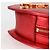 Borsa a spalla con catena Saint Laurent in pelle rossa e oro Auth BD2192M Rosso D'oro - vista 5