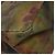 Borsa a spalla CHANEL ricamo graffiti in tela di pelle khaki CC Auth 121519SV Cachi - vista 13