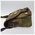 Borsa a spalla CHANEL ricamo graffiti in tela di pelle khaki CC Auth 121519SV Cachi - vista 5