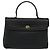 BALLY Borsa a mano trapuntata in pelle nera e oro Auth BA3175 Nero D'oro - vista 13