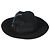 Cappello Trilby in misto cotone nero GG piumato Gucci L - vista 2