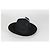 Cappello Trilby in misto cotone nero GG piumato Gucci L - vista 4