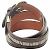 Burberry London Check Pattern Leather Belt Beige Dark brown - view 2