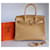 Borsa Hermès Birkin 30 in struzzo oro Beige - vista 2