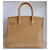 Borsa Hermès Birkin 30 in struzzo oro Beige - vista 3