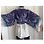 Autre Marque Kimono + Cinturón Obi de Seda Impresa Blanco Azul - vista 5