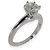 Anello di fidanzamento con diamante rotondo brillante da 0,88 ct Tiffany & Co. - vista 4
