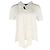 Camiseta con cuello de lazo Maje en seda marfil Blanco Crudo