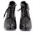 Chanel Botines de tacón de cuero Negro  - vista 4