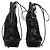 Décolleté Saint Laurent in camoscio nero con lacci - vista 4