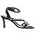 Décolleté Christian Dior in tela nera con charm CD strassati Nero - vista 2