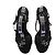 Décolleté Christian Dior in tela nera con charm CD strassati Nero - vista 6