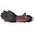 Décolleté Christian Dior in tela nera con charm CD strassati Nero - vista 7