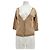 Zadig & Voltaire Cardigan beige Baumwolle 3/4 Ärmel