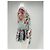 Autre Marque Top in seta con stampe e nodo SUNDAY SAINT-TROPEZ Multicolore - vista 3