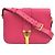 Borsa a spalla in pelle rosa Saint Laurent
