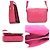 Borsa a spalla in pelle rosa Saint Laurent - vista 2