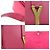 Borsa a spalla in pelle rosa Saint Laurent - vista 4