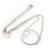 Hermès Hermes Chaine d'Ancrehem Silver 925 Necklace Silvery  - view 2