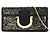 Borsa clutch in pelle nubuck nera Salvatore Ferragamo