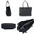 Fendi Zucchino Nylon Canvas Handtasche Schwarz - Ansicht 2