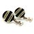 Orecchini in oro nero e bianco di Chanel D'oro - vista 2