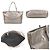Borsa Gucci GG Stampata in Marrone Metallico - vista 3