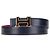 Reversibler Constance H Gürtel aus blauem Leder von Hermès Marineblau
