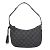 Borsa a spalla in denim nero e pelle Gucci