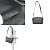 Céline Celine Beschichtete Canvas Schultertasche Braun Schwarz - Ansicht 5