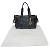 Borsa tote in pelle e suede blu scuro Chloé Blu navy - vista 2