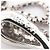 Autre Marque Collana con motivo a goccia di diamante PT850×PT900 - vista 6