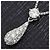 Autre Marque Collana con motivo a goccia di diamante PT850×PT900 - vista 8