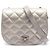 Bolsa de ombro de couro dourado Chanel - vista 2
