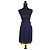 Genny gonna preppy in seta blu e gialla vintage 1990s Giallo
