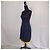 Genny gonna preppy in seta blu e gialla vintage 1990s Giallo - vista 5