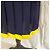 Genny gonna preppy in seta blu e gialla vintage 1990s Giallo - vista 6