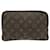 Louis Vuitton Monogram Pouch Brown Patent leather  ref.2302710