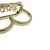 Chanel Doppel-Finger-Goldring mit Kunstperle Golden - Ansicht 8