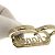 Chanel Doppel-Finger-Goldring mit Kunstperle Golden - Ansicht 9