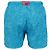 Autre Marque Gallo Herren Badehose Hellblau mit Batikmuster - Ansicht 2